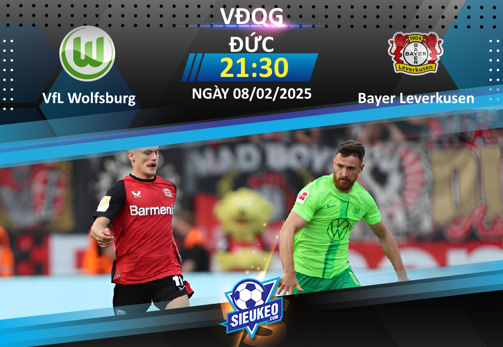 Soi kèo bóng đá VfL Wolfsburg vs Bayer Leverkusen 21h30 ngày 08/02/2025: Làm thịt “Sói xanh”