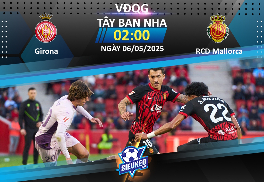 Soi kèo bóng đá Girona vs RCD Mallorca 02h00 ngày 06/05/2025: Không còn đường lui