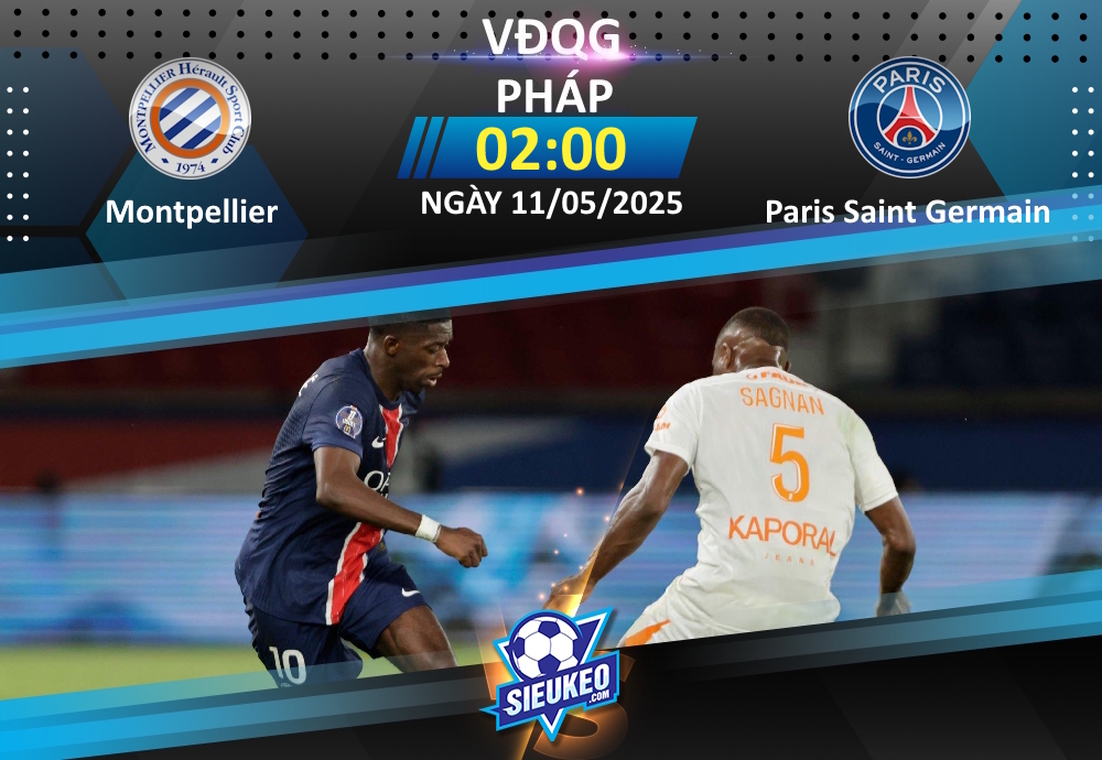 Soi kèo bóng đá Montpellier vs Paris Saint Germain 02h00 ngày 11/05/2025: Hủy diệt chủ nhà