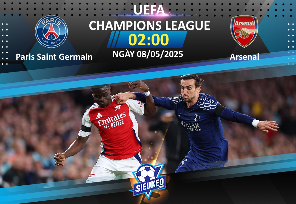 Soi kèo bóng đá Paris Saint Germain vs Arsenal 02h00 ngày 08/05/2025: Hung thần của nước Anh